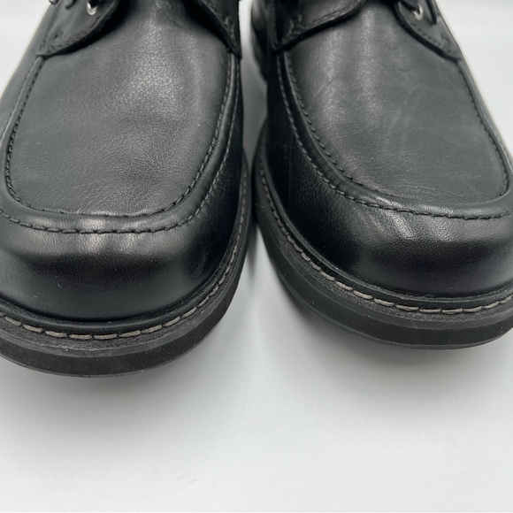 Men’s Clark’s Unstructured Black Leather Oxfords Size 11 - Picture 3 of 16